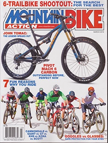 Mountain Biking Book : Mountain Bike Action Magazine March 2016