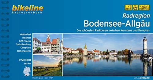 Mountainbike-Bücher : Bodensee-Allgäu: Die schönsten Radtouren zwischen Konstanz und Kempten 1:50.000, 865 km (Bikeline Radtourenbücher)