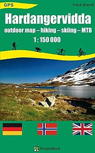 Mountainbike-Bücher : Hardangervidda: Outdoor Map - hiking - skiing - MTB 1:150 000 GPS Landkarte, Wanderkarte, Planungskarte, Wintersportkarte: Outdoor Map - hiking - ... Wanderkarte, Planungskarte, Wintersportkarte
