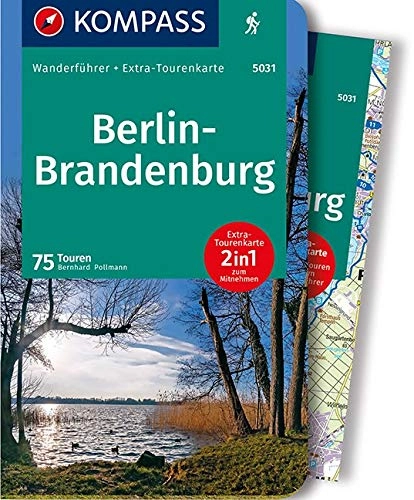 Mountainbike-Bücher : KOMPASS Wanderführer Berlin-Brandenburg: Wanderführer mit Extra-Tourenkarte 1:100.000, 75 Touren, GPX-Daten zum Download
