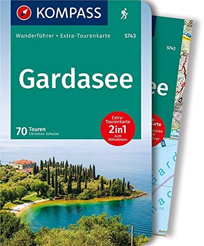 Mountainbike-Bücher : KOMPASS Wanderführer Gardasee: Wanderführer mit Extra-Tourenkarte 1:60.000, 70 Touren, GPX-Daten zum Download.