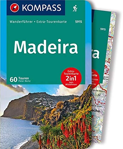 Mountainbike-Bücher : KOMPASS Wanderführer Madeira: Wanderführer mit Extra-Tourenkarte 1:40.000, 60 Touren, GPX-Daten zum Download
