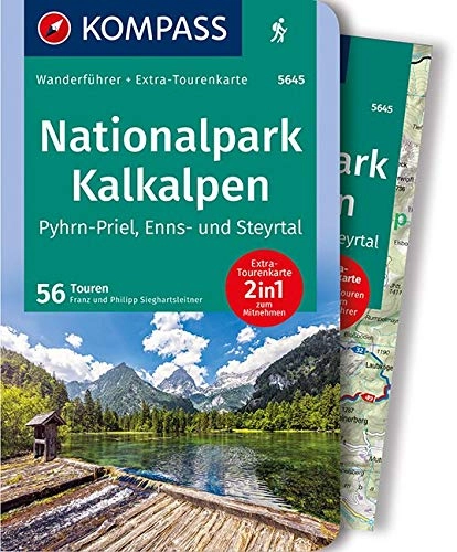 Mountainbike-Bücher : KOMPASS Wanderführer Nationalpark Kalkalpen - Pyhrn-Priel, Enns- und Steyrtal: Wanderführer mit Extra-Tourenkarte 1:50.000, 56 Touren, GPX-Daten zum Download