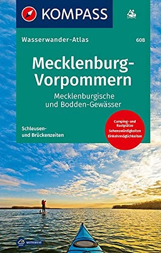 Mountainbike-Bücher : KOMPASS Wasserwanderatlas Mecklenburg-Vorpommern: Mecklenburgische und Bodden-Gewässer (KOMPASS Große Wanderbücher, Band 608)