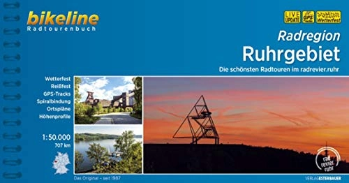 Mountainbike-Bücher : Radregion Ruhrgebiet: Die schönsten Radtouren im Ruhrgebiet, 1:50.000, 707 km, wetterfest / reißfest, GPS-Tracks Download, LiveUpdate (Bikeline Radtourenbücher)