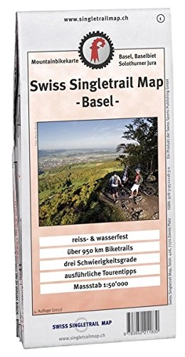 Mountainbike-Bücher : Singletrail Map 001 Basel: Das Kartenblatt Basel umfasst die gesamte Region der Stadt Basel. Sie enthält Singletrail-Highlights wie den Gempen, den ... bekanntesten Mountainbike-Karten der Alpen.)