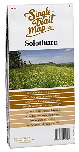 Mountainbike-Bücher : Singletrail Map 002 Solothurn (Singletrail Map / Die Singletrail Maps sind die bekanntesten Mountainbike-Karten der Alpen.)