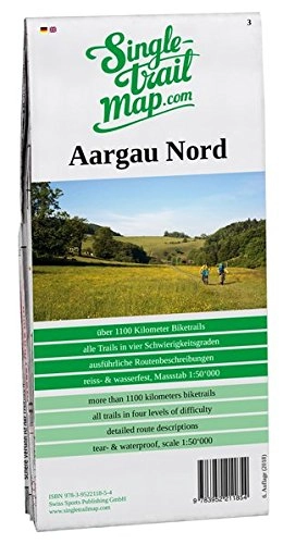 Mountainbike-Bücher : Singletrail Map 003 Aargau Nord (Singletrail Map / Die Singletrail Maps sind die bekanntesten Mountainbike-Karten der Alpen.)
