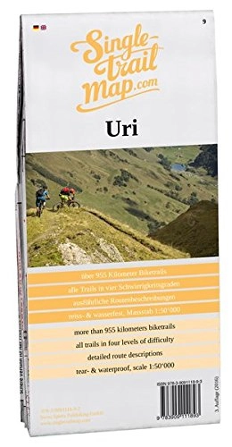 Mountainbike-Bücher : Singletrail Map 009 Uri (Singletrail Map / Die Singletrail Maps sind die bekanntesten Mountainbike-Karten der Alpen.)