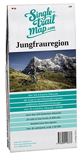Mountainbike-Bücher : Singletrail Map 032 Jungfrauregion (Singletrail Map / Die Singletrail Maps sind die bekanntesten Mountainbike-Karten der Alpen.)