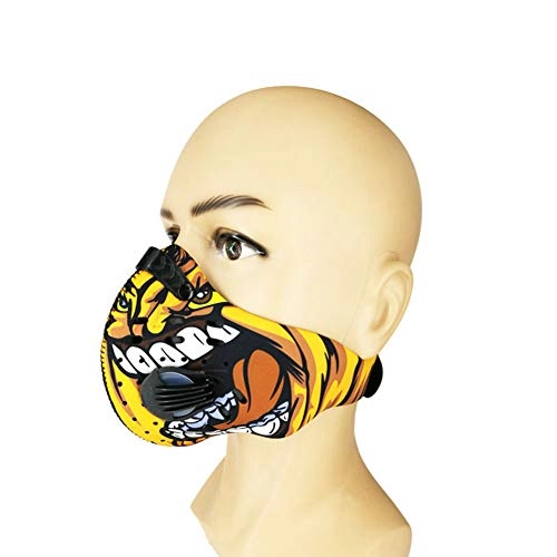 Mountain Bike Face Mask : LAIABOR Anti Pollution face Mask for outdoor sports, bike, cycling Anti Pollution Breathing Face Mask with Filter for Outdoor Sports Motorcycle Bicycle Cycling, A