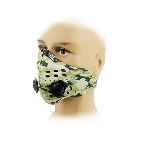 Mountain Bike Face Mask : LAIABOR Dustproof Mask Earloop Velcro Anti-Pollution Carbon Filtration Exhaust Gas Anti Pollen Allergy For Motorcycle Mountain-Biking, Color9