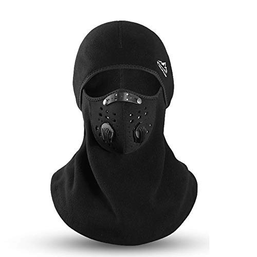 Mountain Bike Face Mask : MAITIAN Velvet Breathable Warm Hood Face Mask, Dustproof, Windproof And Pollution-proof Mask For Outdoor Cycling In Autumn And Winter