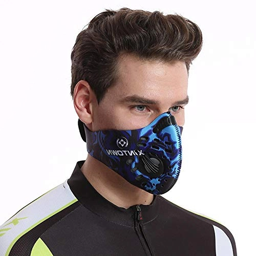Mountain Bike Face Mask : Mens Face Masks Face Masks For Kids Pollution Masks Dust Masks Cycling Sport Respirator Male Running Bike Dustproof Breathable Anti-Fog Haze Fog Wind-N