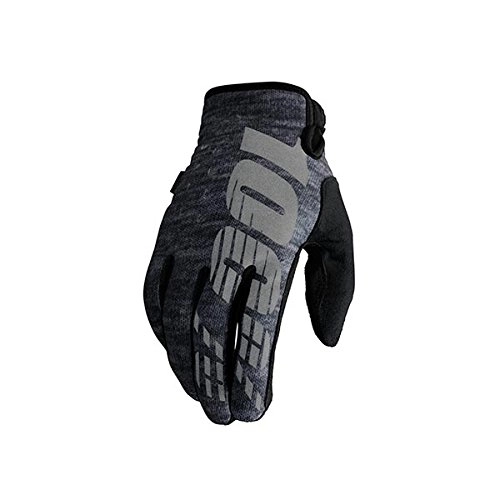Mountain Bike Gloves : 100% 10006-007-13 Unisex Adult Cycling Gloves, Chinese Grey