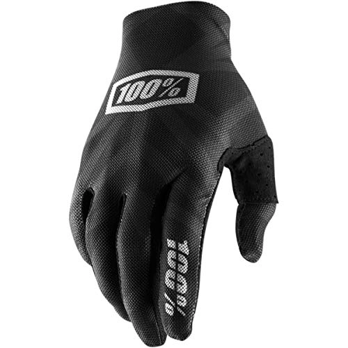 Mountain Bike Gloves : 100% Men's Celium 2 Gloves, Black / Silver, Small