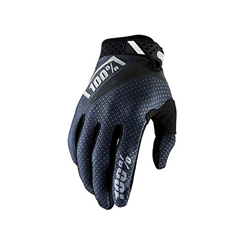 Mountain Bike Gloves : 100% Ridefit Unisex Adult Mountain Bike Glove, Large-Black
