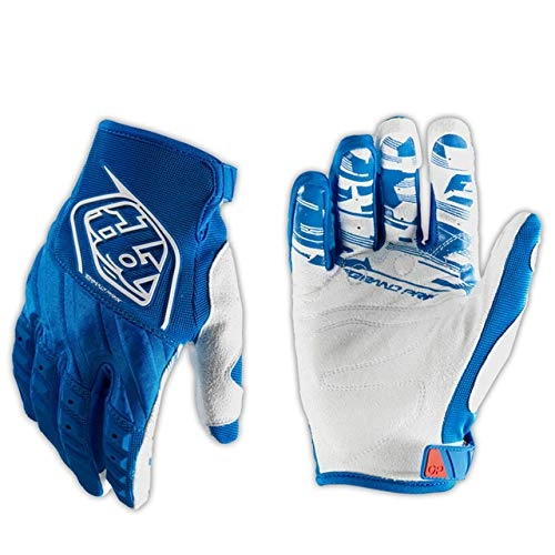 Mountain Bike Gloves : 1pc Road Mountain Bike Non-slip Windproof Full Finger Gloves Blue M