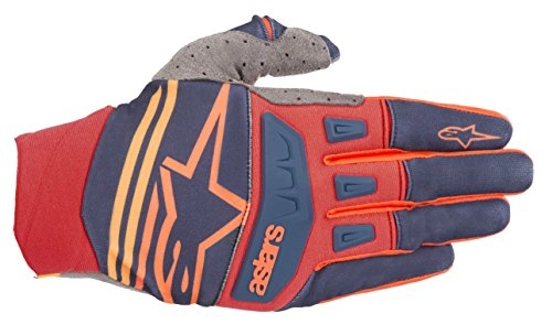 Mountain Bike Gloves : Alpinestars GLOVE TECHSTAR 19 BLU / RED / TANG L