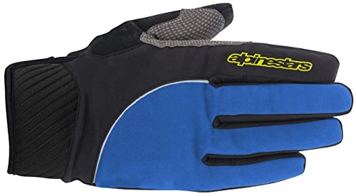 Mountain Bike Gloves : Alpinestars Men's Nimbus Waterproof Gloves, Small, Black / Royal Blue