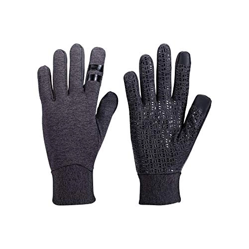 Mountain Bike Gloves : BBB Cycling Unisex's Gloves RaceShield | Thermo Outdoor Touchscreen Non-Slip | Men and Women | MTB Road Bike Urban Cycling | BWG-11 S, Grey Blend, S