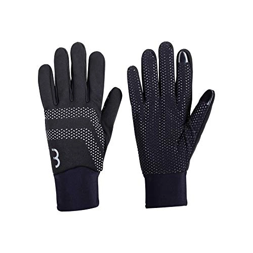 Mountain Bike Gloves : BBB Cycling Unisex's Gloves RaceShield WB 2.0 | Windproof Outdoor Touchscreen Non-Slip | Men and Women | MTB Road Bike Urban Cycling | BWG-33 XXXL, Black