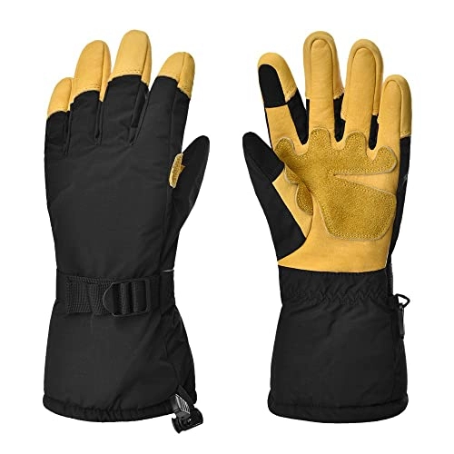 Mountain Bike Gloves : CDEAS Cycling Gloves, Winter Thermal Gloves Touch Screen Waterproof Gloves, Bike Gloves Mountain Road Bike Gloves Anti Slip Touch Screen Gloves Windproof Thermal Gloves Unisex