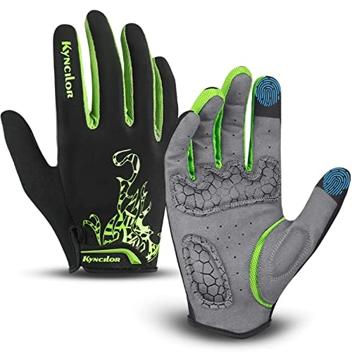 Mountain Bike Gloves : Cycling Gloves BHIDENAW Mountain Bike Gloves Running Gloves Women Men Gloves Mountaineering Gloves Bicycle Gloves Fishing Gloves (XL, green)