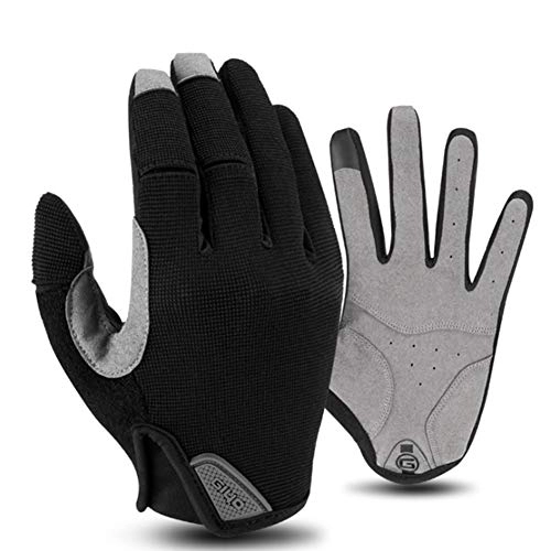 Mountain Bike Gloves : Cycling Gloves, Cycling Gloves, Mountain Bike Touch Screen Gloves, Windproof And Warm for Weight Lifting, Cross Training, Cycling, Black, S