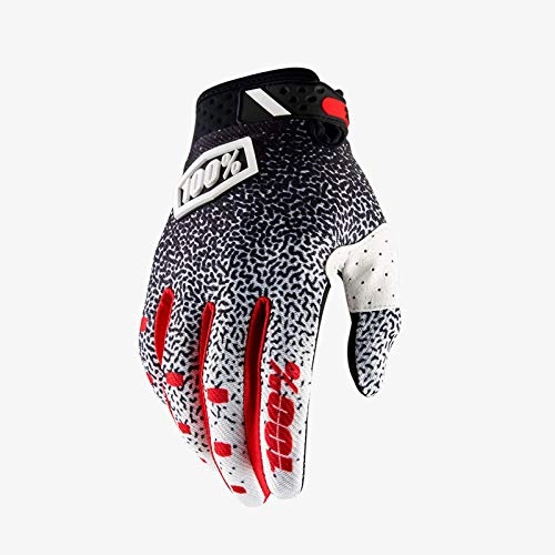 Mountain Bike Gloves : Cycling Gloves Full Finger, Fashion Colorful Full Finger Cycling Gloves Mountain Bike Gloves With Pad Anti-Slip Shock-Absorbing Gloves, Mtb Breathable Gloves For Men Women, White, Xl