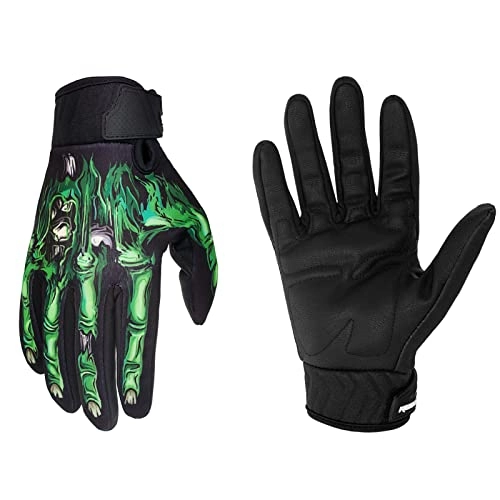 Mountain Bike Gloves : Cycling Gloves Mountain Bike Gloves Breathable Motorcycle Mountain Bike Gloves Unisex(Green) (Small)
