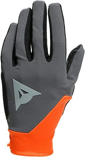 Mountain Bike Gloves : Dainese Unisex's HG Caddo Gloves MTB, Downhill, Enduro, All-Mountain, Bike, Cycling, for Men's and Women's, Orange / Dark-Gray, XL