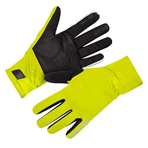 Mountain Bike Gloves : Endura Deluge Mens MTB Gloves X Large Hiviz Yellow
