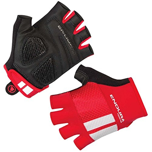 Mountain Bike Gloves : Endura FS260-Pro Aerogel Cycling Mitt Glove - Road Bike Gloves Red, Small