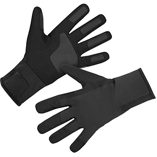 Mountain Bike Gloves : Endura Pro SL Primaloft Waterproof Cycling Gloves - Men's Insulated & Durable Gloves Black, X-Large