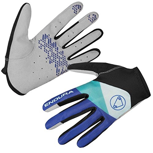 Mountain Bike Gloves : Endura Womens Hummvee Lite Full Finger Cycling Glove - Pro Mountain Bike MTB Gloves Coral, Large