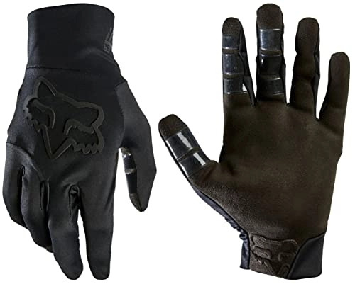 Mountain Bike Gloves : Fox Ranger Water Mens Waterproof Mountain Bike Gloves - Black (Large)