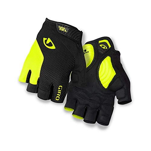 Mountain Bike Gloves : Giro STRADE DURE SUPERGEL Unisex Adult Cycling Gloves Black / Highlight Yellow XXL
