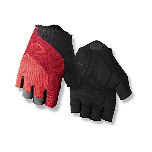 Mountain Bike Gloves : Giro Unisex -Adult's BRAVO Gel Cycling Gloves, Bright red, XXL