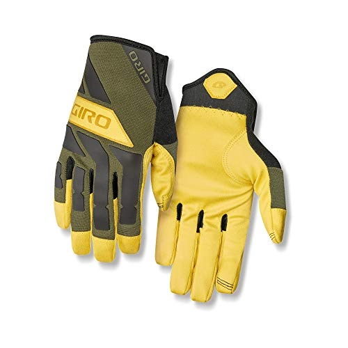 Mountain Bike Gloves : Giro Unisex – Adult's Handschuhe TRAIL BUILDER Cycling Gloves, Olive / Buckskin, L