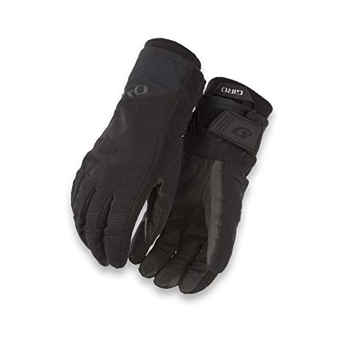 Mountain Bike Gloves : Giro Unisex -Adult's Wi PROOF 100 Cycling Gloves, Black, L