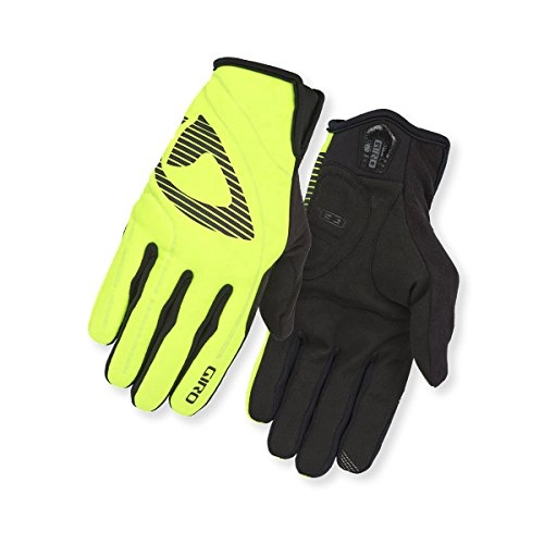 Mountain Bike Gloves : Giro Unisex - Adult Wi Blaze Cycling Gloves, Highlight Yellow / Black, XS