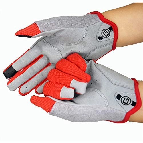 Mountain Bike Gloves : Giyo Riding Cycling Gloves Full Finger Touchscreen Gloves Windproof Waterproof Sliding Screen Anti Slip Gel Pad Gloves Men & Women Gloves for Cycling, Running, Hiking, Climbing and Outdoor Sports (M)