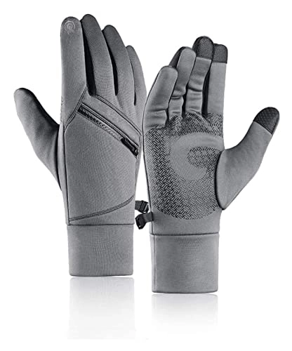 Mountain Bike Gloves : Gloves Bicycle Gloves Cycling Gloves Waterproof Windproof Full Finger Winter Touchscreen Anti-slip Shock-absorbing Pad Outdoor Sport Bike Gloves Mountain Bike Gloves For Men Women Winter Sport Gloves