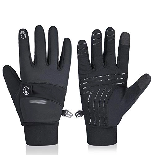 Mountain Bike Gloves : GSPORTFIS Winter Sports Gloves Men Women Cycling Bicycle Gloves Full Long Finger Road MTB Bike Gloves Ski Motorcycle Driving Gloves (Size : Medium)