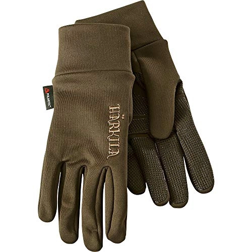 Mountain Bike Gloves : Härkila Power Liner gloves Dark olive XL