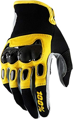 Mountain Bike Gloves : Inconnu 100% deristricted Unisex Adult Mountain Bike Glove, Black / Orange