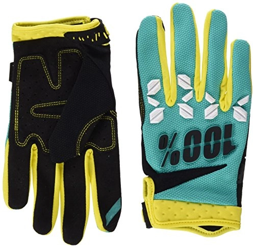 Mountain Bike Gloves : Inconnu 100% iTrack Protective Gloves, unisex, Airmatic - Mint (vert menthe) - M, Mint, FR : M (Taille Fabricant : M)