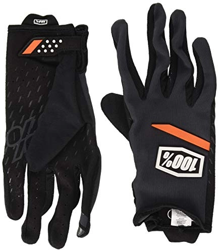 Mountain Bike Gloves : Inconnu 100% ridecamp Unisex Adult Mountain Bike Glove, Grey