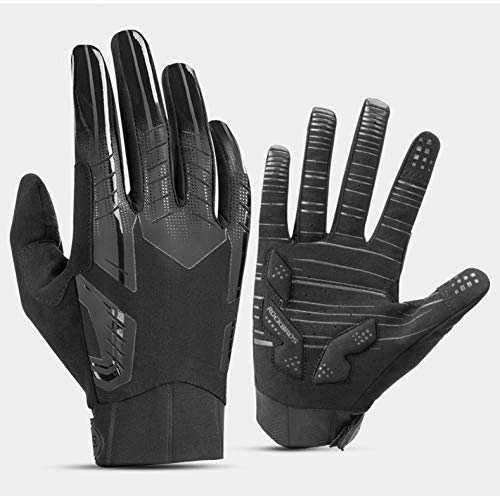 Mountain Bike Gloves : Kipeee Ski Gloves Winter Cycling Bike Gloves Men Women Full Finger Cycling Mtb Gloves Anti-Slip Brethable Anti-Slip Bicycle Bike Warm Cycling Glove
